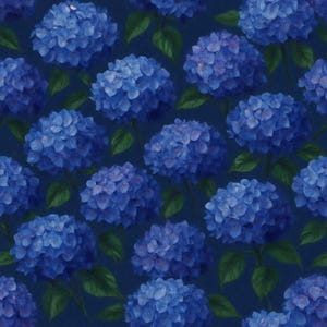 Cascading Hydrangeas Wallpaper