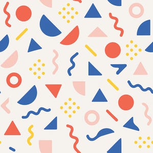 Modern Memphis-achtergrond