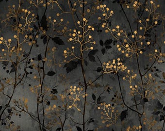Obsidian Berry Canopy Wallpaper