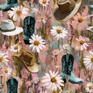 Wallpaper mit Wildblumen Rodeo
