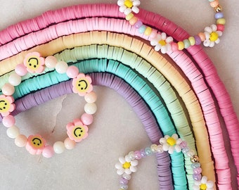 Easter Bracelets for Toddler, Daisy Bracelet for Child, Children's Easter Bracelets, Gift for Easter