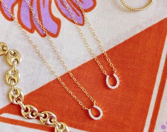 Horseshoe Necklace, Horseshoe Jewelry, Southwestern Jewelry, Country Necklace