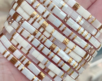 Tila Bracelets, Stackable Bracelets, Tila bead bracelet, Fun Bracelets for Women