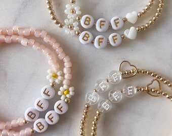 Best Friend Bracelets, BFF Bracelets, Mama Mini Bracelet Set, Mother's Day Bracelet