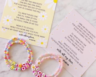 Mama Mini Back to School Bracelet Set, Back to School Bracelet&#39;s, Mama Mini Bracelet Set