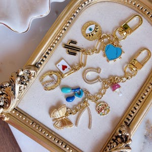 Purse Charm Chain, Charm Chain for Purse, Bag Charm Chain, Belt Chain