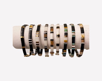 Tila Bracelets, Stackable Bracelets, Tila bead bracelet, Fun Bracelets for Women