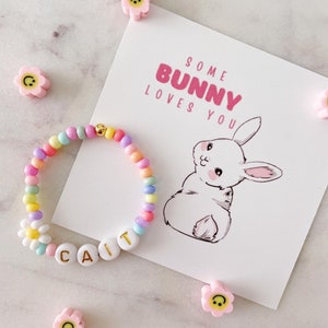 Easter Bracelets, Easter Basket Stuffers, Bracelet for Child, Easter Bracelet for Girls