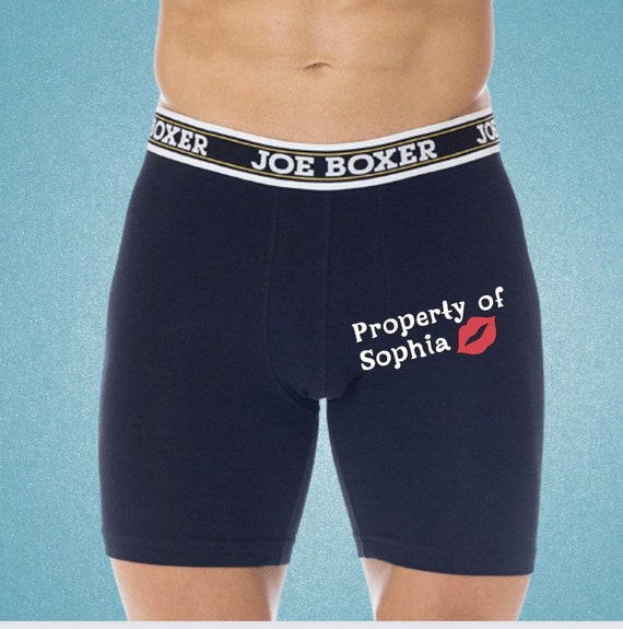 Custom Boxer Shorts for Men, Personalized Joe Boxer Briefs