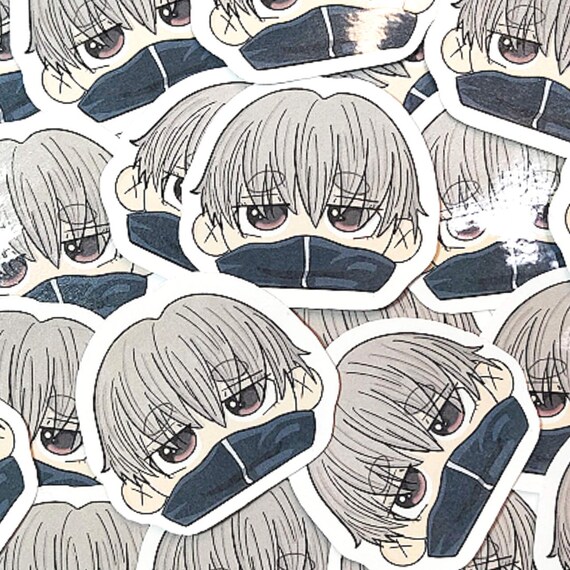 Cursed Speech Senpai JJK Diecut Anime Sticker Vinyl Diecut Etsy Canada