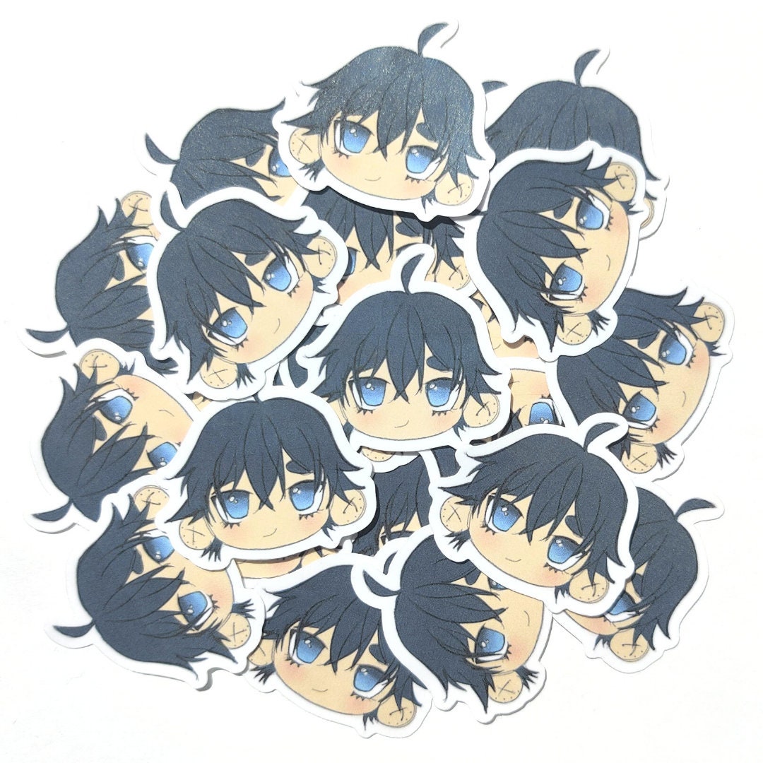 Cute Anime Boy Diecut Anime Sticker Etsy