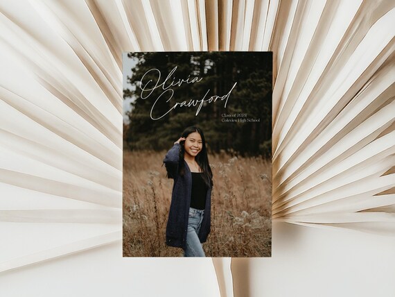 Professionally Printed | Enchanting Graduation Announcement Cards