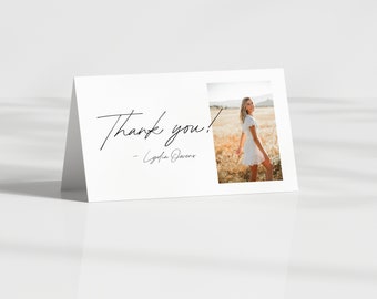 Delicate Graduation Thank You Cards | Printed & Shipped