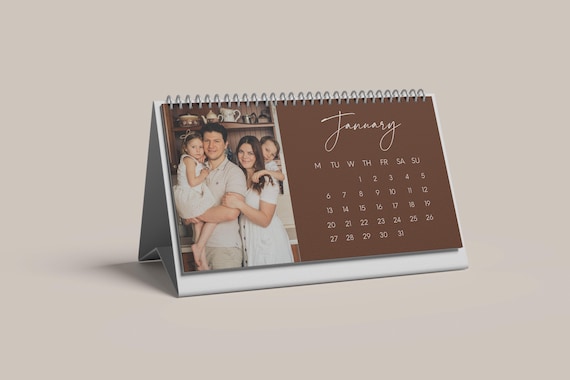 2025 Custom Desk Calendar | Colorful Design | Printed & Shipped