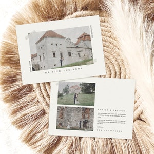 Elopement Ankündigungskarten im Vintage-Stil | Druck & Versand