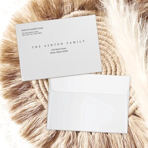 Envelopes de correspondência para anúncio de fuga em estilo vintage | Endereçado e impresso
