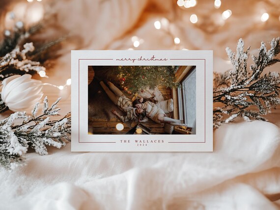 Trendy Modern Christmas Cards | Printed & Shipped