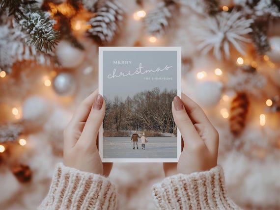 Simple Classic Christmas Cards | Printed & Shipped
