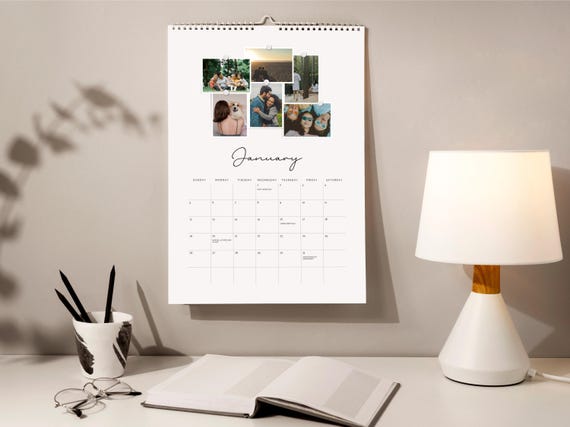 2025 Custom Wall Calendar | Collage Design | Printed & Shipped