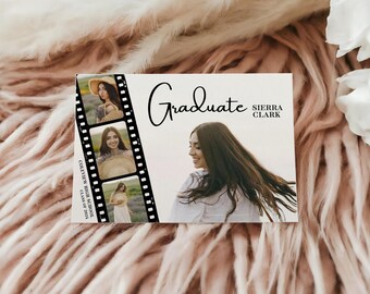 Tarjetas de anuncio de graduación únicas e impresas profesionalmente