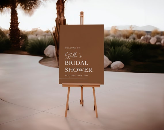 Modern Boho | Bridal Shower Welcome Sign