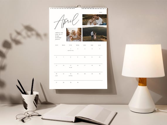 2025 Custom Wall Calendar | Simplistic Design | Printed & Shipped