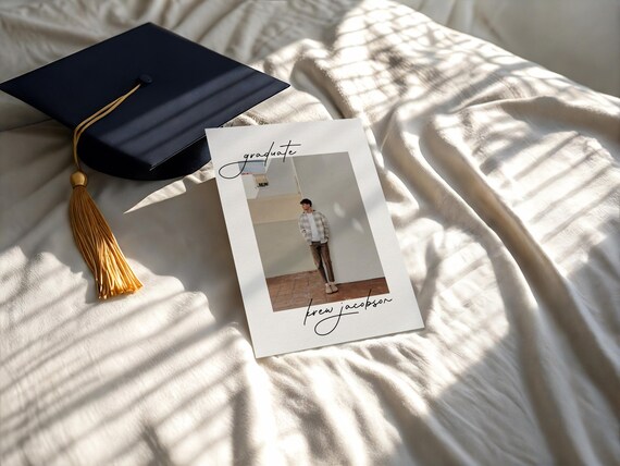 Professionally Printed | Refined Graduation Announcement Cards