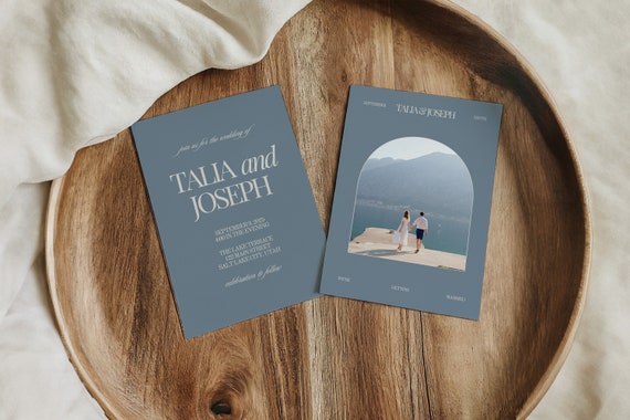 Classy Wedding Invitation | Printed & Shipped