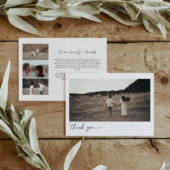 Personalized Wedding Thank You Cards | Printed & Shipped