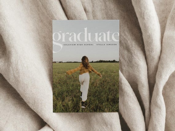 Professionally Printed | Stylish Graduation Announcement Cards