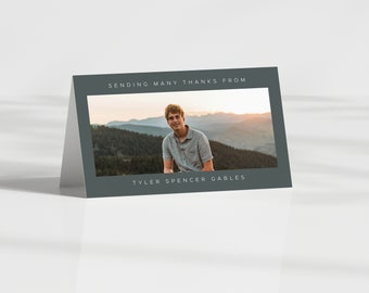 Simplistic Graduation Thank You Cards | Printed & Shipped