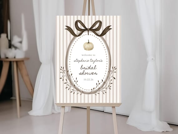 Fall in Love | Bridal Shower Welcome Sign