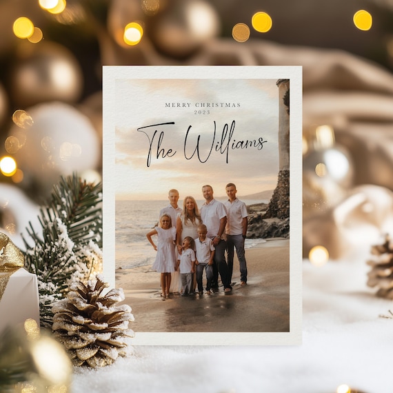 Minimal Christmas Cards | Printed & Shipped