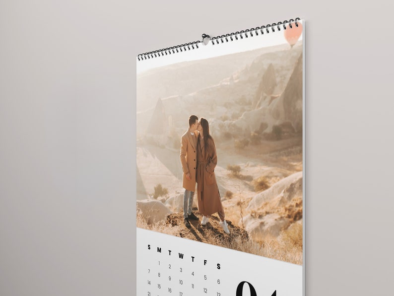Custom Wall Calendar Modern Design Printed & Shipped - Etsy