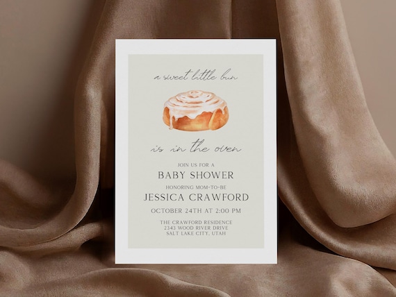Bun in the Oven | Baby Shower Invitations