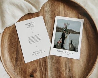 Contemporary Wedding Thank You Cards | Printed & Shipped