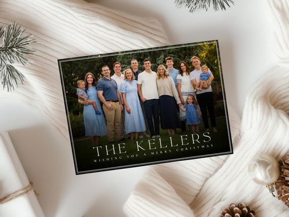 Traditional Simple Christmas Cards | Printed & Shipped