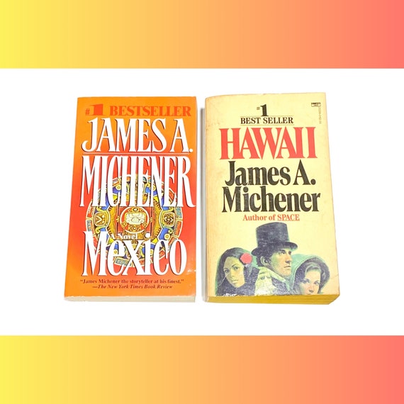 Hawaii & Mexico James Michener Classic Literature Etsy