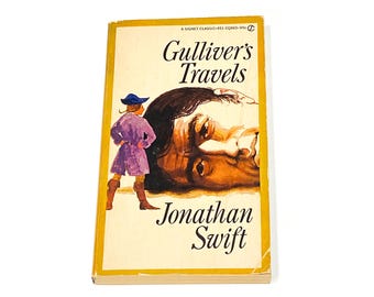 Gulliver’s Travels - Jonathan Swift - Vintage Paperback Book - Classic Literature - PreOwned Good