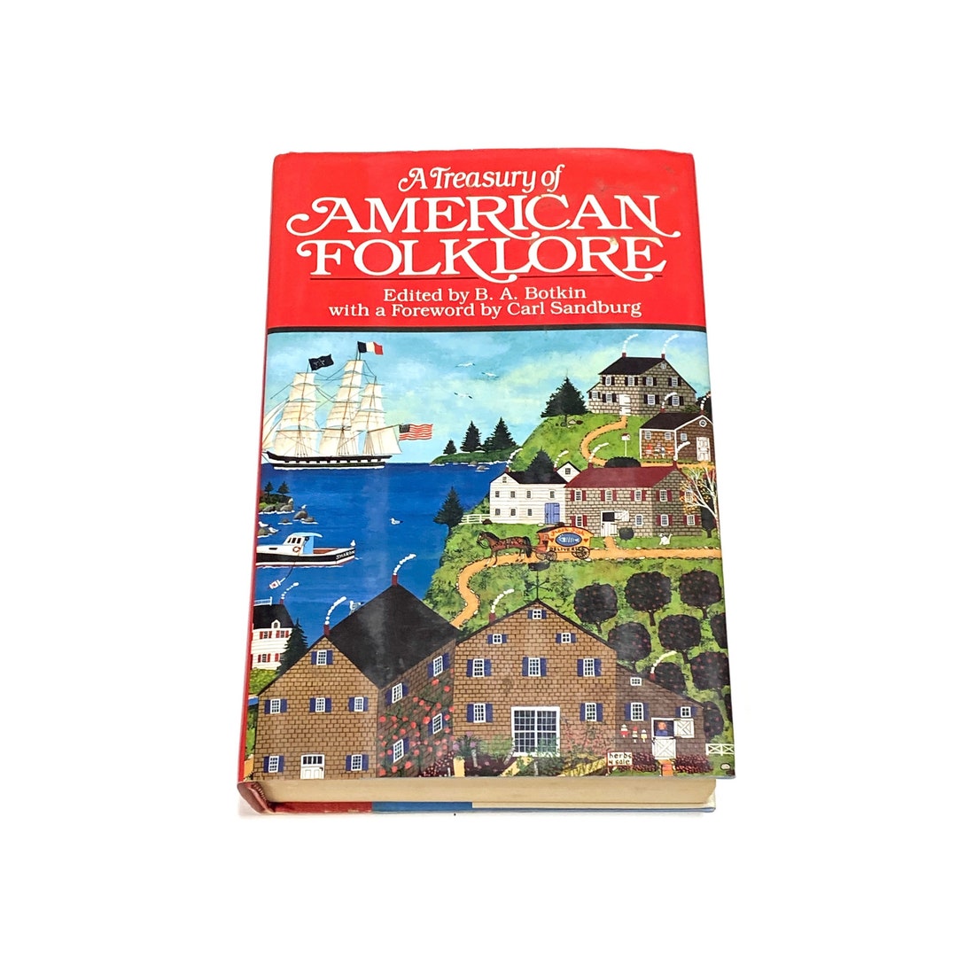 A Treasury of American Folklore Hardcover Folklore Book Etsy