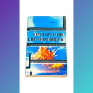 Cryptonomicon - Neal Stephenson - RARE Paperback - Vintage Book Sci Fi Classic Literature - Pre Owned Used - Very Good Condition