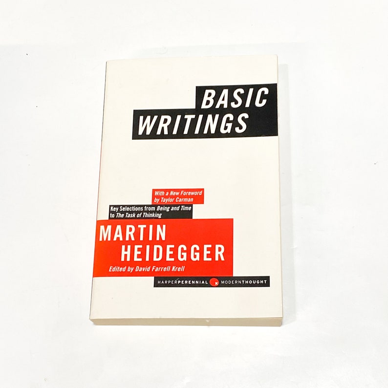 Basic Writings - Martin Heidegger - Vintage Philosophy Book - Pre Owned Book - Very Good Condition