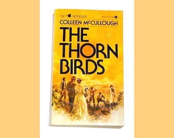 Used Fiction Paperback Book - The Thorn Birds - Colleen McCullough - Classic Literature - Vintage Pre Owned - Good
