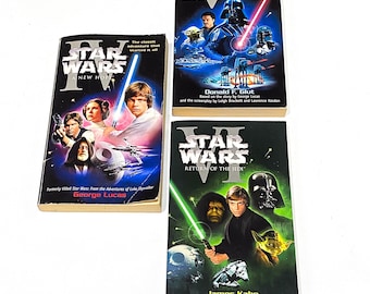 Star Wars Paperback Lot - A New Hope, Empire Strikes Back, Return of the Jedi - Preowned Good