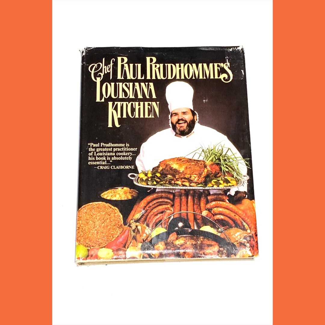 Chef Paul Prudhomme's Louisiana Kitchen Rare Vintage Cookbook Hardcover