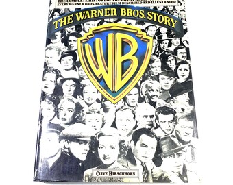 The Warner Bros. Story - Clive Hirschhorn - Vintage Hardback - Hollywood Film History