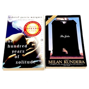 One Hundred Years of Solitude & The Joke – Gabriel García Márquez - Milan Kundera | Paperback Lot of 2 | PreOwned Good