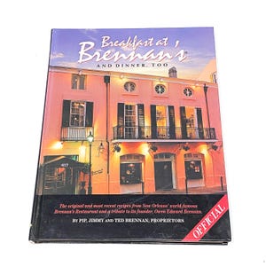 Used Cookbook - Breakfast at Brennans New Orleans Restaurant - Vintage Used Cookbook , Collectible Recipe Book - PreOwed Good