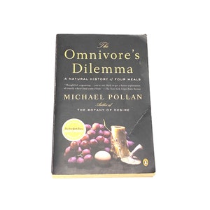 Omnivores Dilemma - Michael Pollan - Vintage Paperback Book - Non Fiction - Very Good Condition