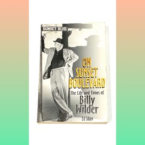 Used Biography Book - Billy Wilder Memoir Bio - On Sunset Boulevard - Hollywood - Vintage Paperback Book - Pre Owned -   Condition Good